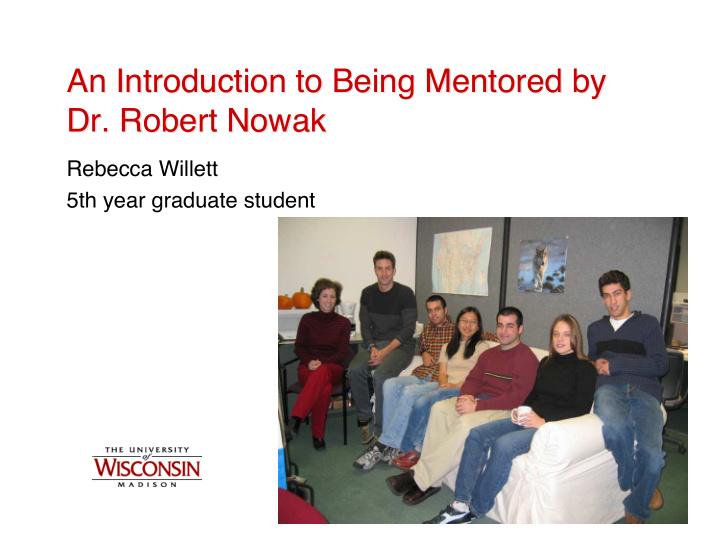 an introduction to being mentored by an introduction to