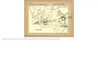 1907 Map of Portsmouth  Sarah J. Eddys House  Willow  Brook  Social Studio  G  1  As we gather