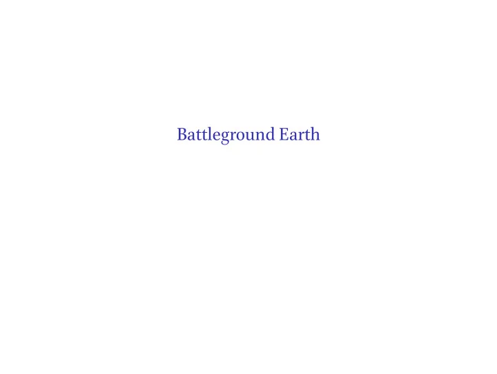 battleground earth christology trinitarianism