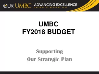 FY2018 BUDGET  Supporting  Our Strategic Plan  TOTAL REVENUES BY SOURCE  FY 2018  $ 442,825,322