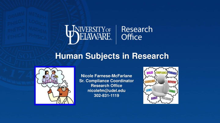 human subjects in research