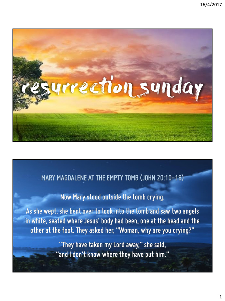 resurrection sunday