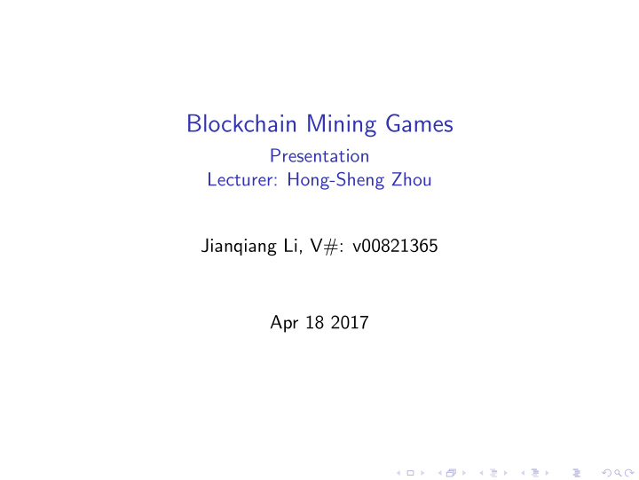 blockchain mining games