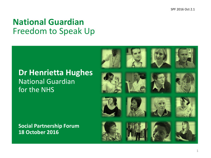national guardian freedom to speak up