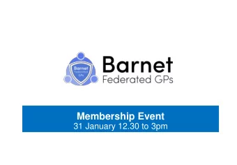 Membership Event  31 January 12.30 to 3pm  Welcome  Agenda for today  Time  What  Who?  1pm