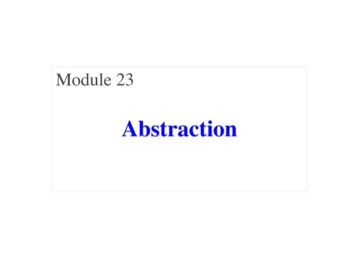 abstraction case study fractions