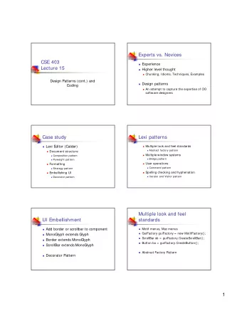 1  Supporting Multiple Window  User commands and spell  Systems  check/hyphenation  Window Class