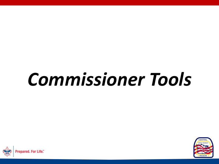 commissioner tools commissioner tools overview