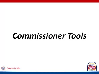 Commissioner Tools  Commissioner Tools Overview  Multiple Releases  My.Scouting.org