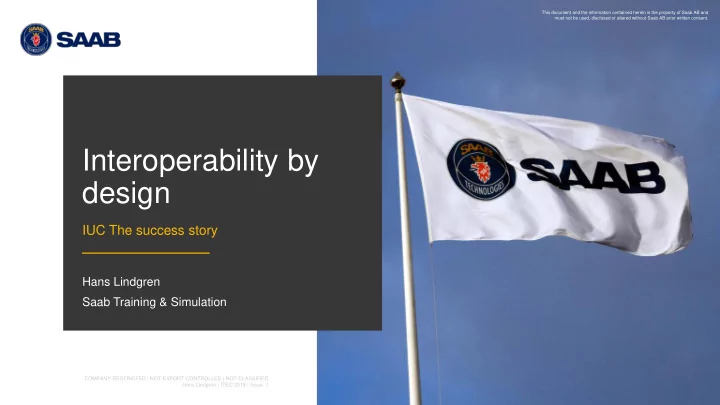 interoperability by design