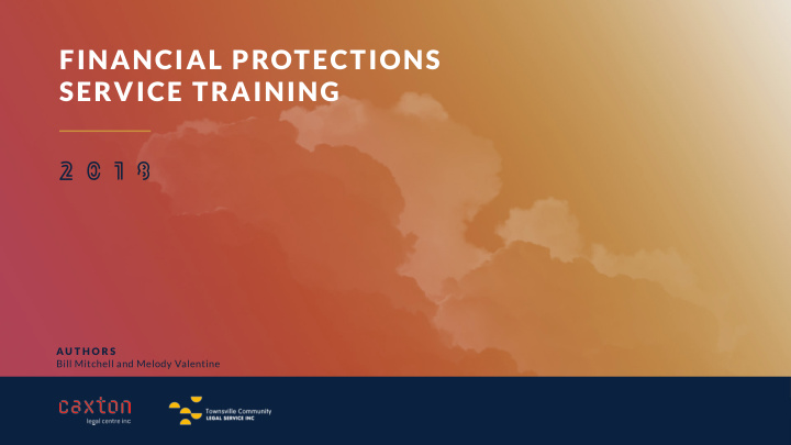financial protections service training