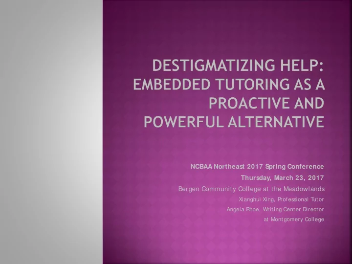 ncbaa northeast 2017 spring conference thursday march 23