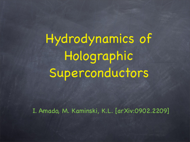 hydrodynamics of holographic superconductors