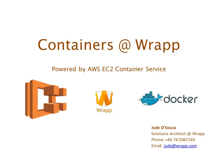 containers wrapp