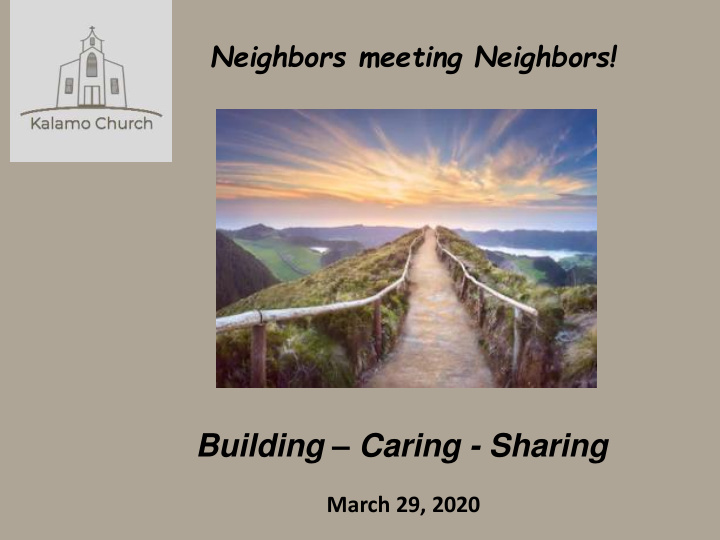 building caring sharing