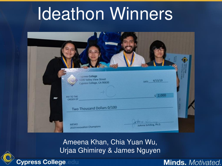 ideathon winners