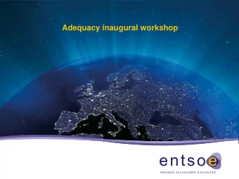 Adequacy inaugural workshop  Risks missing in the existing methodology  ADDRESSED RISKS  SO&amp;AF