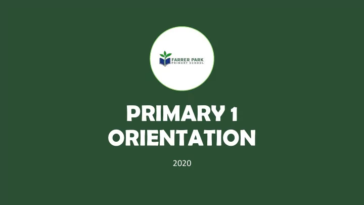 primary 1