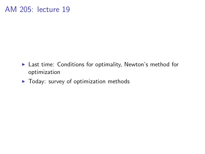 am 205 lecture 19