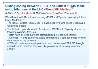 Distinguishing between SUSY and Littlest Higgs Model  using trileptons at the LHC (Pheno09,