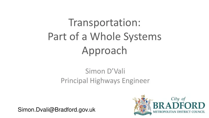 transportation