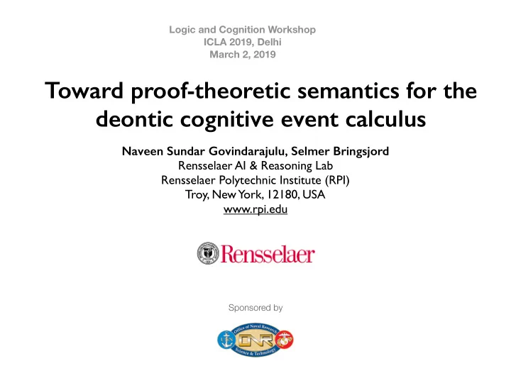 toward proof theoretic semantics for the deontic