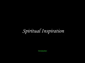Spiritual Inspiration  Introduction  Beauty - Mklppen SW tip of Sweden  v 2.5  Normal book