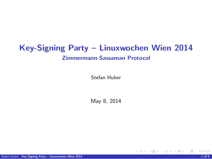 key signing party linuxwochen wien 2014