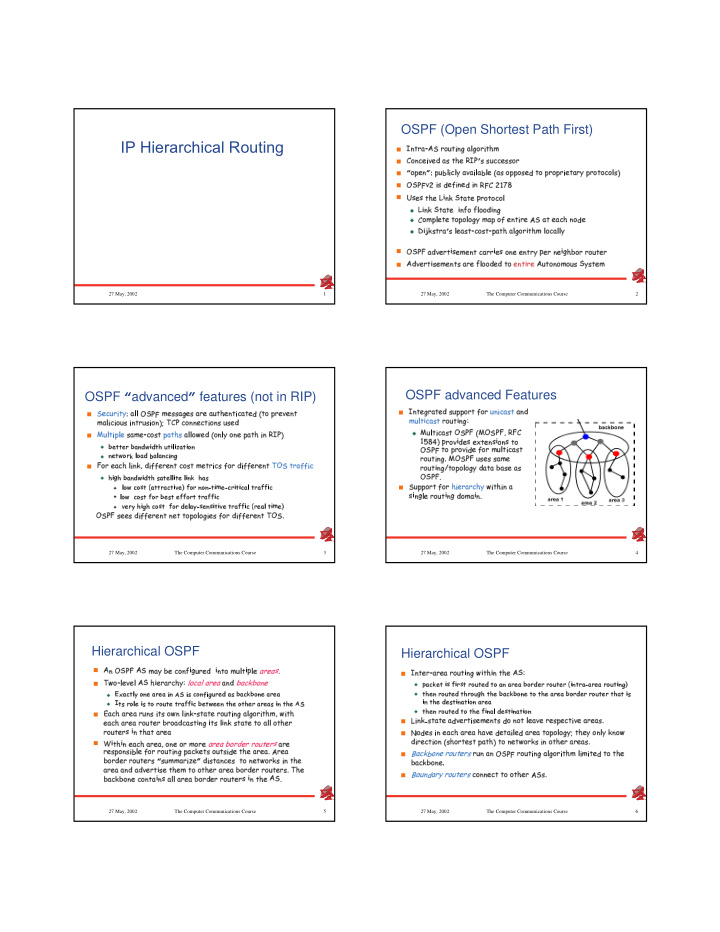 ip hierarchical routing