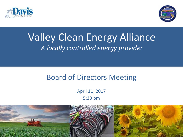valley clean energy alliance