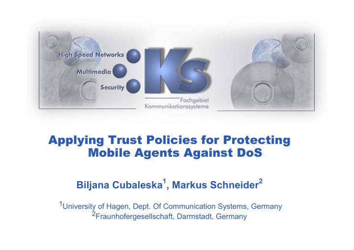 applying trust policies for protecting applying trust