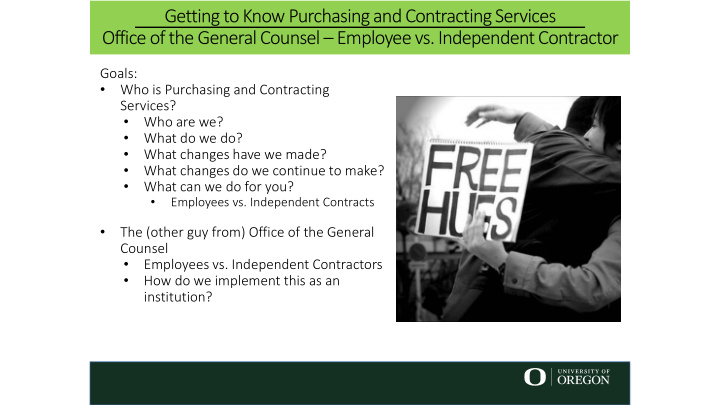 getting to know purchasing and contracting services