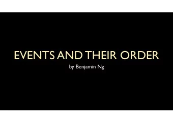 EVENTS AND THEIR ORDER  by Benjamin Ng  www.adventproduc.ons.com  Great Controversy, p. 594.1  So
