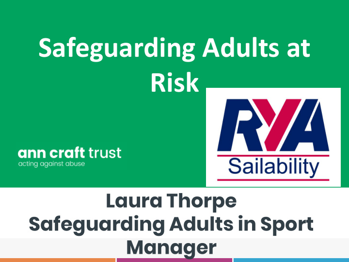 safeguarding adults at risk