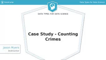 DataCamp  Data Types for Data Science  DataCamp  Data Types for Data Science  Data Set Overview