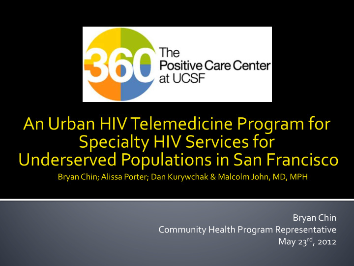 an urban hiv telemedicine program for specialty hiv