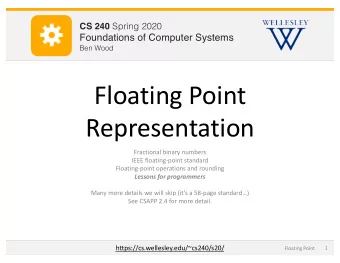 CS 251 Fall 2019 CS 240 Spring 2020  Principles of Programming Languages  Foundations of