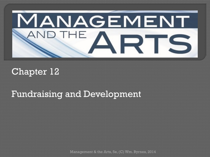 chapter 12 fundraising and development