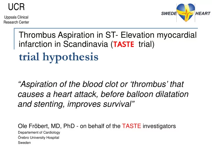 trial hypothesis