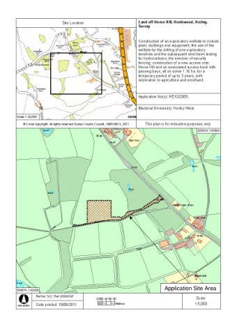 Application Site Area  2006 Aerial Photos  Application Number : RE10/2089  Aerial 1 : Horse Hill  N