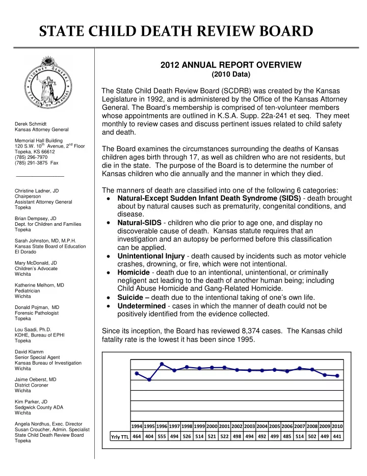 state child death review board