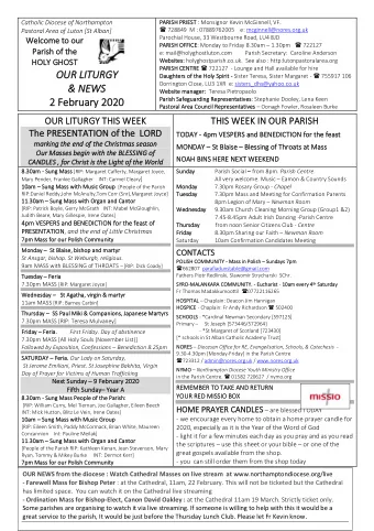 2020  Par  arish  sh S  Saf  afeguard  eguarding  ng Rep  Repres  esent  entatives  es: Stephanie