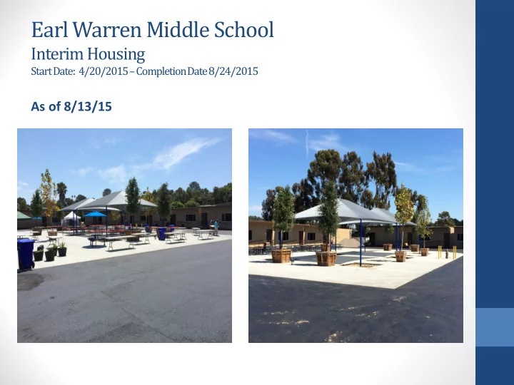 earl warren middle school