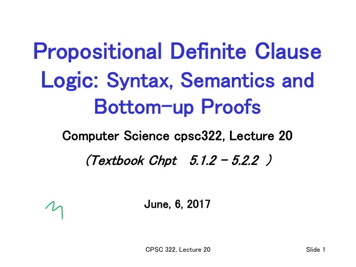 pr propo opositional de defi finite e cla laus use e