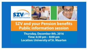 Welcome Host: Mr. Ramzy Dennaoui  Chief Operations Officer  Speakers: Mrs. Parveen Boertje