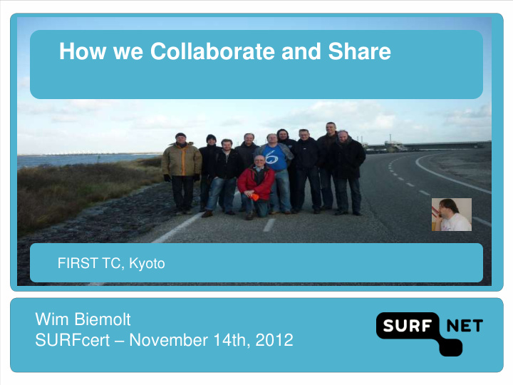 how we collaborate and share