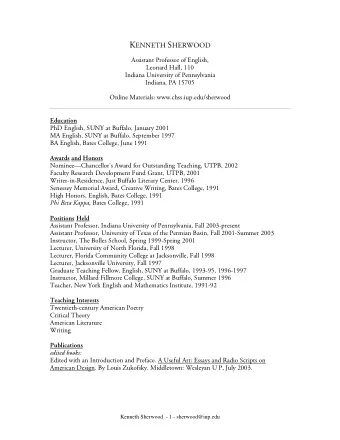 contributions to edited books:  &quot;Ethnopoetics.&quot; A Companion to Twentieth-Century American