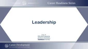Leadership  From Job Descriptions:  Requirements:    At least a 3.0 cumulative undergraduate GPA