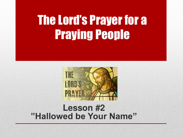 praying people