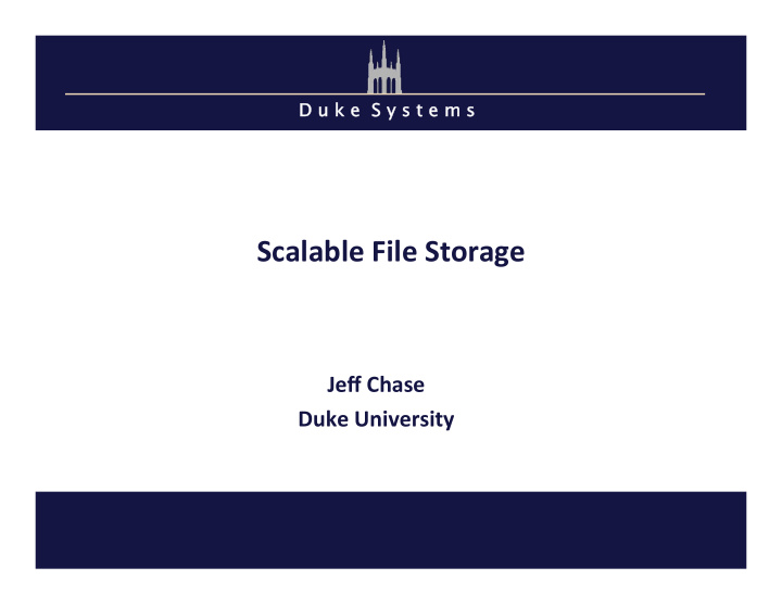 scalable file storage